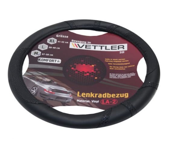 XLLA2BLACK — ОплетканарульXL4142см.(газель)винилчерныйVETTLERKOMFORT VETTLER