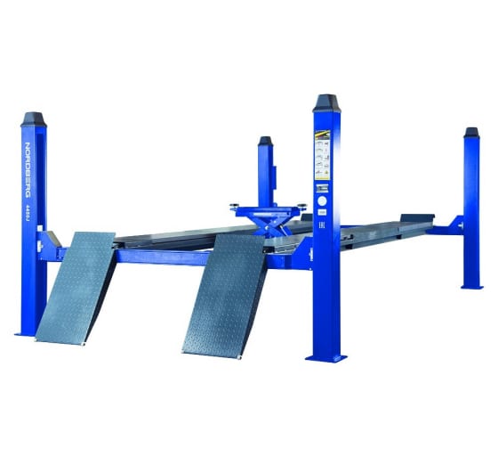 4450 — Подъемник четырехстоечный, C траверсой, г/п 5 тонн, для сходразвала NORDBERG