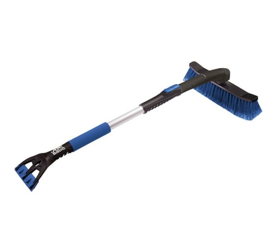 55324 — Щеткасметка для снега со скребком телескопическая// барс БАРС