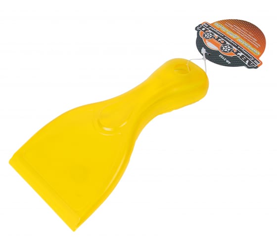 AB2102 — Скребок для льда 19х9см желтый автостоп АВТОСТОП