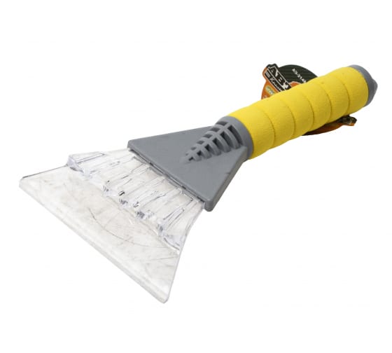 AB2148 — Скребок для льда 27х13см серожлтый автостоп АВТОСТОП