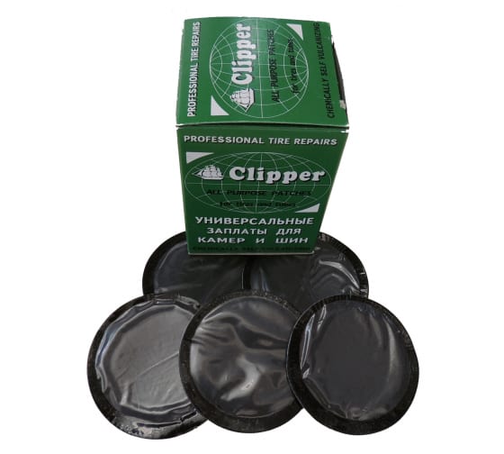 B057 — CLIPPER заплаты камерные круглые 57 мм, 30 шт CLIPPER