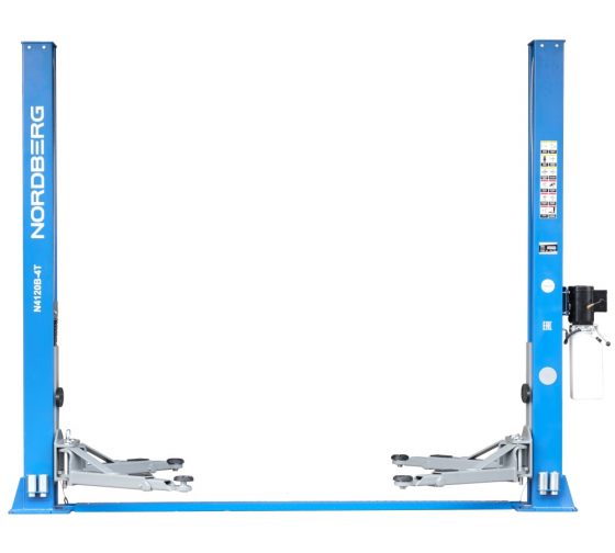 N4120B4T — Подъемник N4120B4T_220V 2х стоечный электрогидравлич. 4т NORDBERG