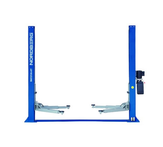 N4121A4T — Подъемник N4121A4T_220V 2х стоечный 4т, ассиметричный NORDBERG