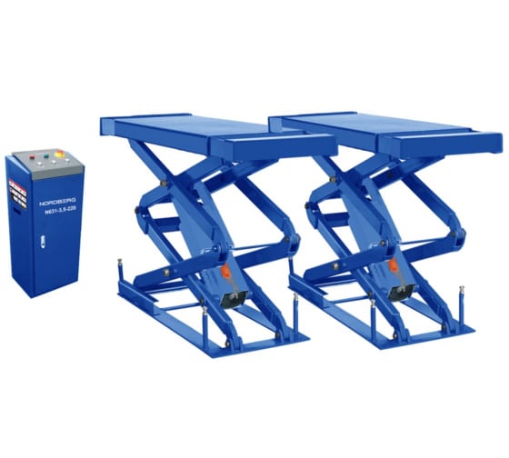 N63135220 — Ножничный подъемник NORDBERG N6313.5т (220в) + SUV NORDBERG