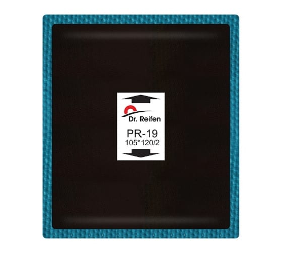 PR19 — Пластырь кордовый 105*120/2слоя корда (10шт.) уп (10) DR. REIFEN