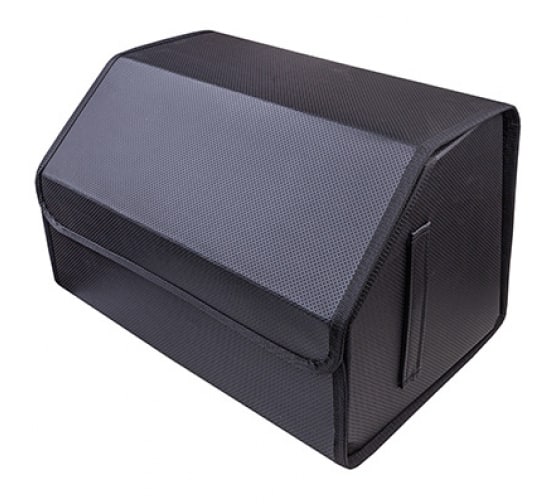 S06404002 — Органайзер в багажник SKYWAY CLASSIC 493030 объем 40 л. черный, экокожа перфорированная SKYWAY
