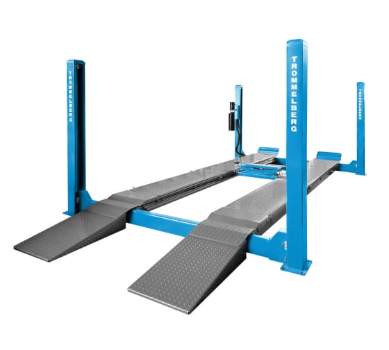 TST470C — Подъемник  4х стоечный электрогидравлический TST470C, гп 7 т, траверса 3,5 т, TROMMELBERG