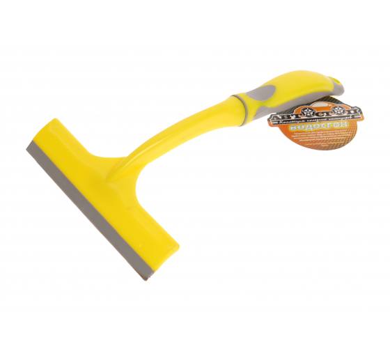 AB6501A — Скребок для сгона воды 16см желтосерый автостоп АВТОСТОП