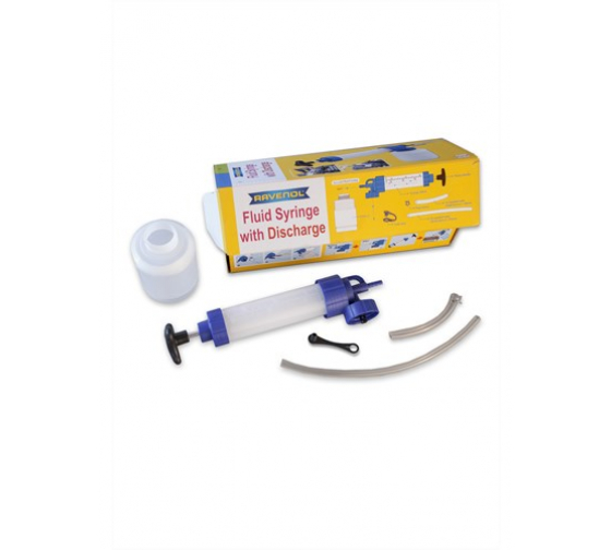 137018100102000 — Ручной шприцевой насос для замены масла 350 мл с дополнительной емкостью 1л (второй номер 401 35841 RAVENOL