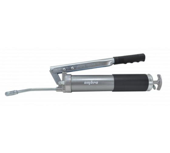 A90056 — Шприц для консистентной смазки, 2-х плунжерный, 400 мл. OMBRA