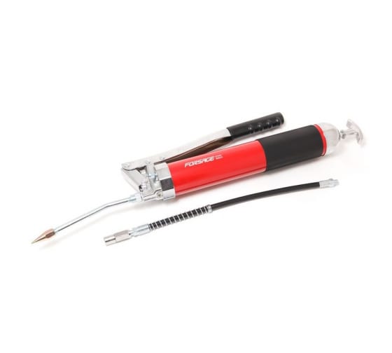 F07043 — Шприц для смазки ручной, Profi, 800 мл, в комплекте с жестким и гибким наконечниками FORSAGE