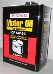 0888381015 — Масло моторное минеральное DIESEL CF 5W-30, 4л TOYOTA
