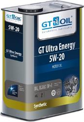8809059407288 — Масло моторное синтетическое GT Ultra Energy 5W-20, 4л GT AUTO