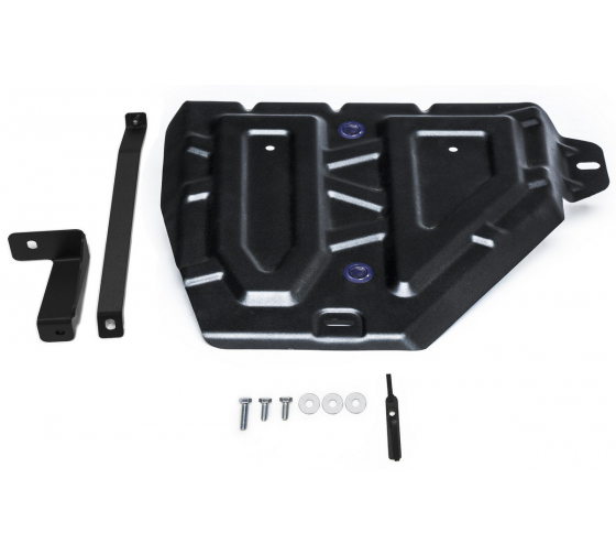 11123651 — Защита топливного бака RIVAL для HYUNDAI CRETA 201620202020нв, сталь 15 мм, с крепежом 11123651 RIVAL