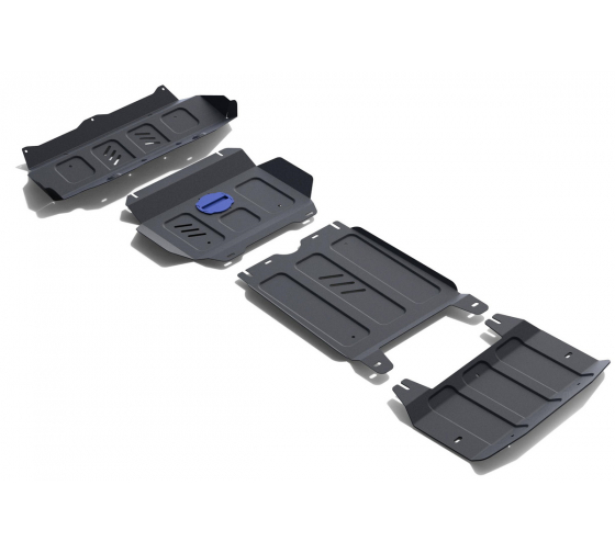 K11157701 — Защита радиатора, картера, кпп и рк RIVAL для TOYOTA FORTUNER II 4WD (V  27 28D) 20172020 2020нв, K11157701 RIVAL