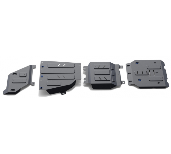 K11194181 — Защита радиатора, картера, кпп и рк RIVAL для HAVAL H9 (V  20T) 20142017/HAVAL H9 I рестайлинг (V  20D 20T) 2017нв, K11194181 RIVAL