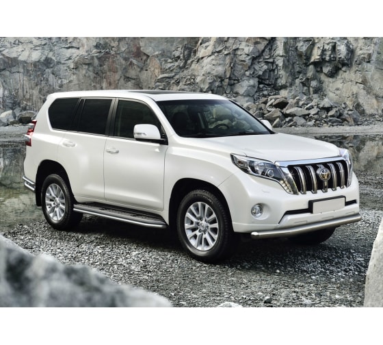 R5704008 — Защита переднего бампера D76 RIVAL TOYOTA LC PRADO 150 20092013 20132017, R5704008 RIVAL