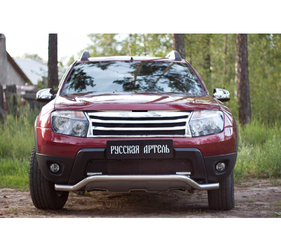 SBRD046032 — Защитная сетка переднего бампера русская артель (дхо+обвес) для RENAULT DUSTER 20102014 SBRD046032 РУССКАЯ АРТЕЛЬ