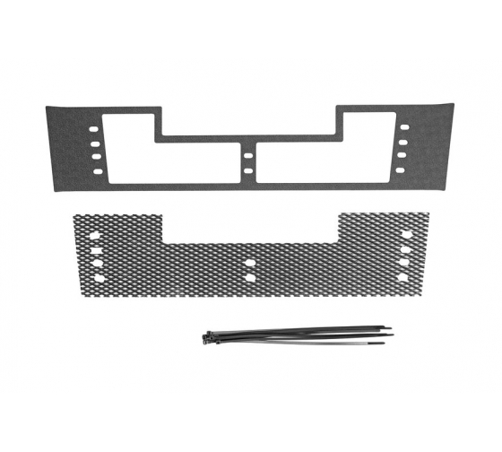 SRM134122 — Защитная сетка переднего бампера русская артель для MITSUBISHI PAJERO IV 2014 (рестайлинг 2) SRM134122 РУССКАЯ АРТЕЛЬ