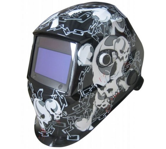 14724 — Маска сварщика хамелеон AURORA SUN7 CHAIN 913 DIN с увеличенным светофильтром AURORA