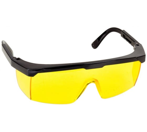 2110453Z01 — Защитные жёлтые очки онолинза с дополнительной боковой защитой от STAYER