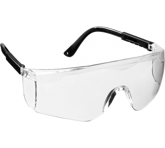 2110461Z01 — STAYER GRAND прозрачные, очки защитные открытого типа, регулируемые по длине дужки. STAYER