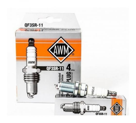 410090026 — Свечи зажигания QF3SR-11 AWM (комплект 4шт.), блистер.упаковка AWM