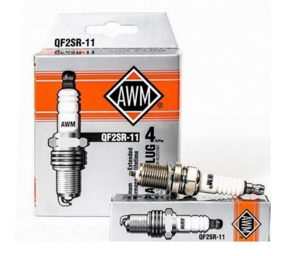 410090032 — Свечи зажигания QF2SR-11 AWM (комплект 4шт.), блистер.упаковка AWM