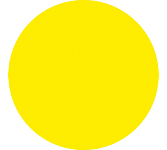 560014 — Наклейка информационный знак желтый круг REXANT