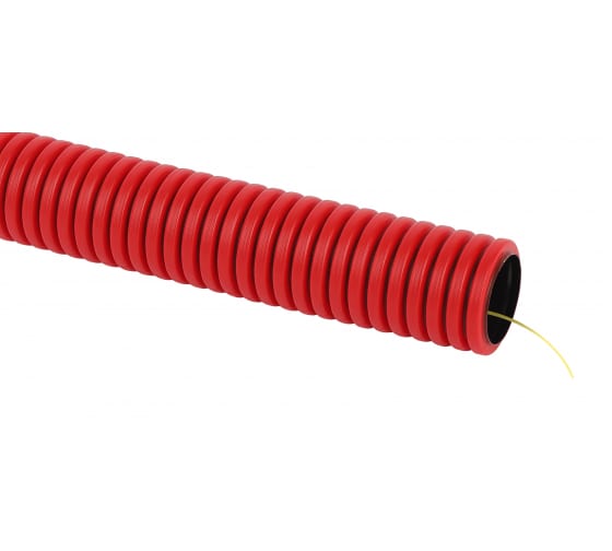 Б0048280 — Эра руба гофрированная двустенная пнд красная с зонд б ЭРА