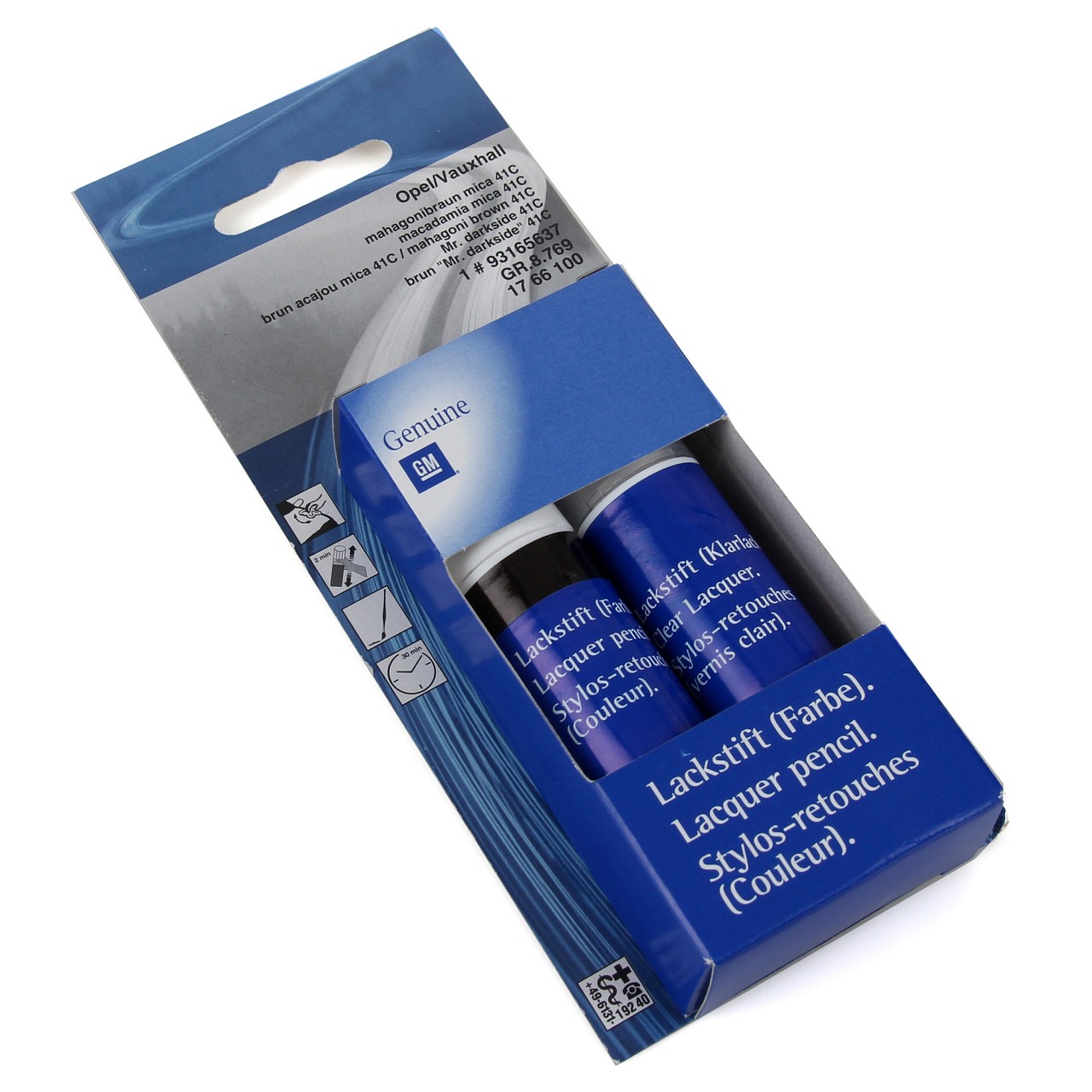 93165637 — Карандаш подкрашивающий (0,024лСерый) GENERAL MOTORS