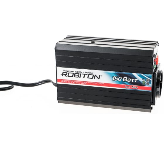 11459 — ROBITON инвертор R200 150W с USB выходом 11459 ROBITON