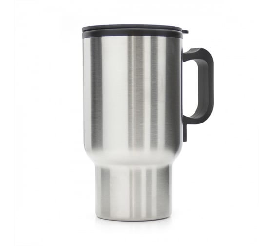 39739 — Термокружка NOVA BRIGHT металл с функцией подогрева от прикуривателя 12 в NOVA BRIGHT