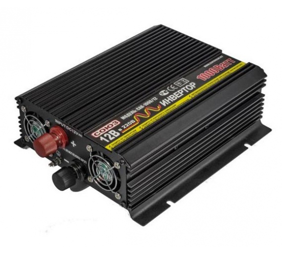 881000 — Союз инвертор CAR1000 METAL 1000W 881000 SOUZ-96