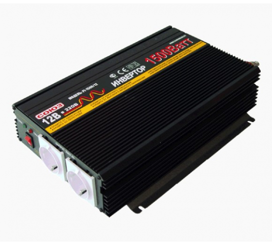 881500 — Союз инвертор 1500W/12V 881500 SOUZ-96