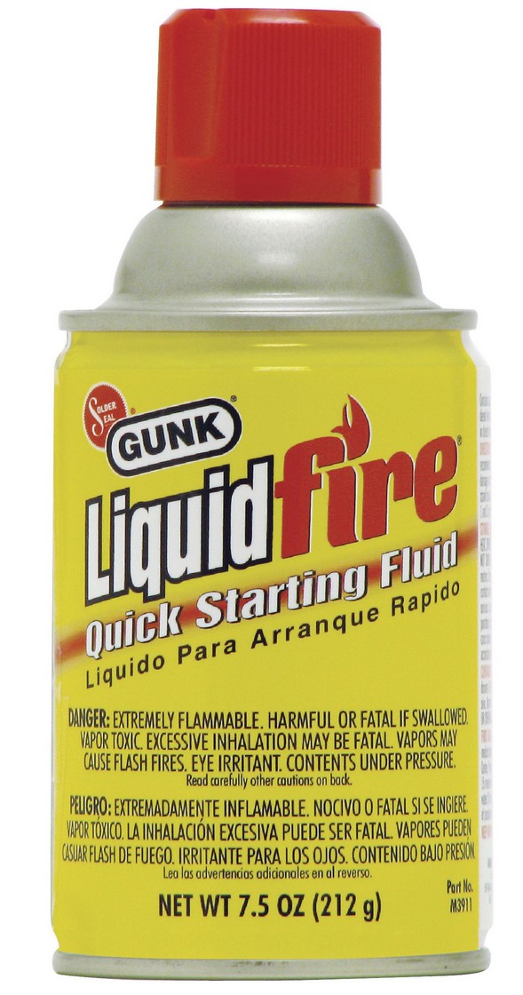 M3911 — Средство для запуска двигателя 212 г - GUNK Активатор запуска двигателя ЖИДКИЙ ОГОНЬ (УНИВЕРСАЛЬНАЯ GUNK