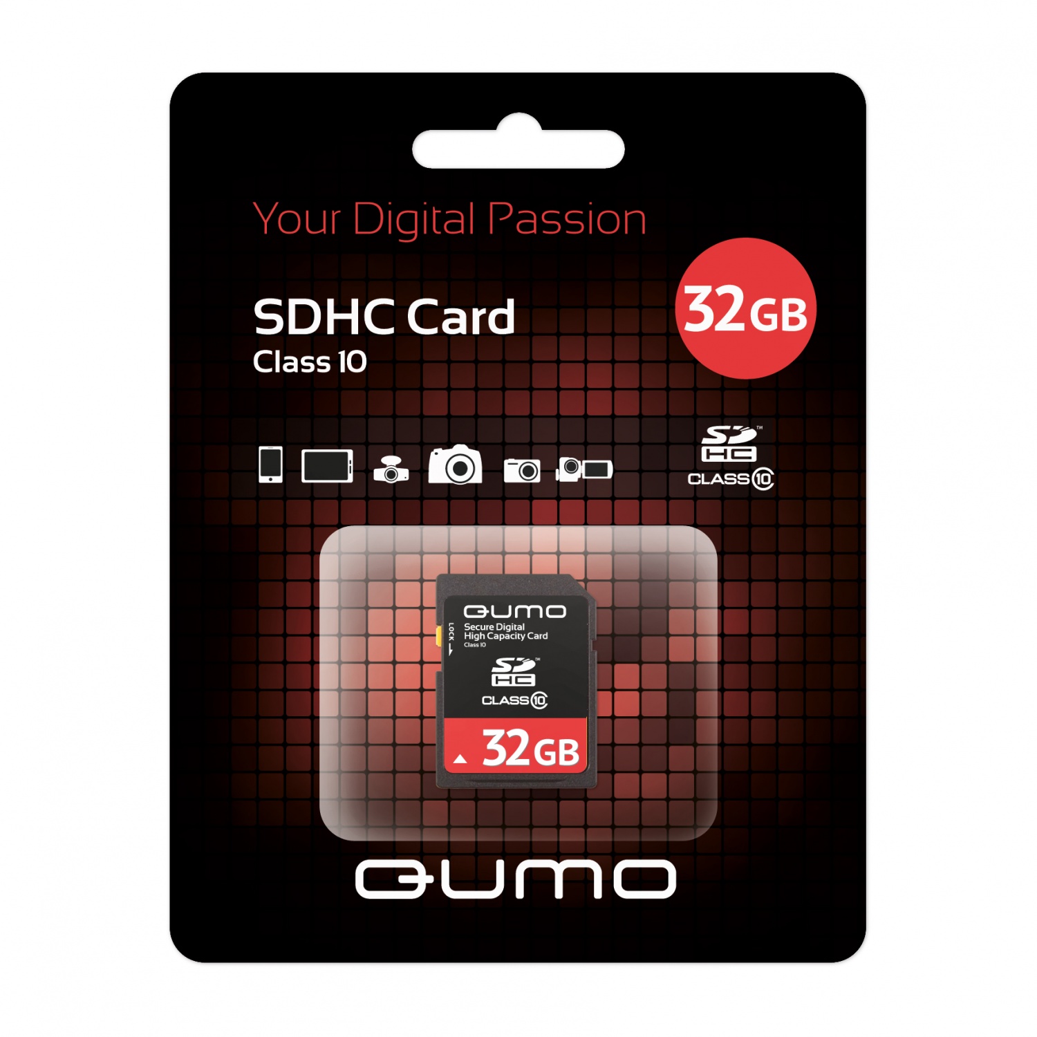 16976 — КартапамятиQUMO,SECUREDIGITAL32GB,SDHC,CLASS10 QUMO