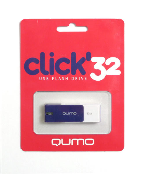 18316 — Накопитель QUMO CLICK SAPPHIRE 32GB USB 2.0 QUMO