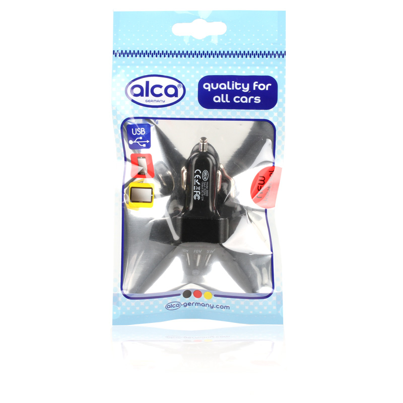 510510 — З/у с 3мя USB черное ALCA ALCA