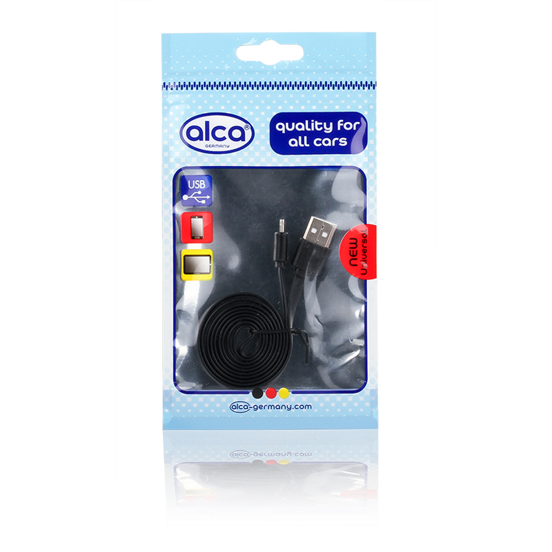 510710 — Кабель с разъемом для APPLE 1 м черный ALCA ALCA