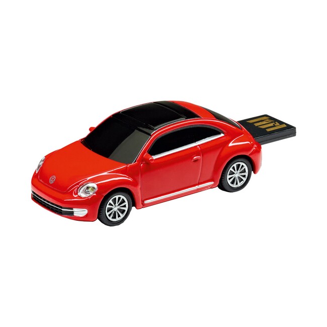 5C0087620RW8 — USBнакопитель BEETLE, цвет: красный торнадо VAG