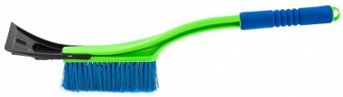 55317 — Щеткасметка для снега со съемным скребком, мягкая рукоятка, 540 мм// сибртех СИБРТЕХ