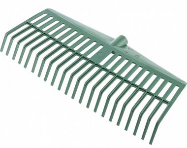 617055 — Грабли веерные пластиковые, 420 мм, 22 плоских зуба, без черенка, россия// сибртех СИБРТЕХ