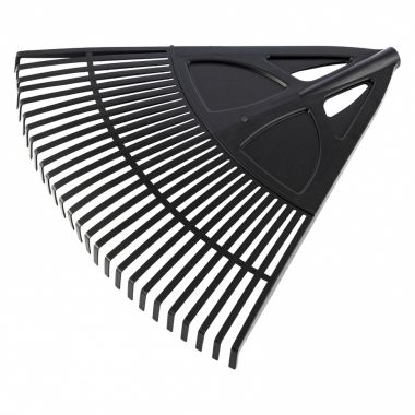 61715 — Грабли веерные пластиковые, 620 мм, 27 плоских зубьев, без черенка, россия// сиб СИБРТЕХ