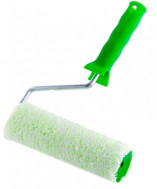 80182 — Валик  "Работы с древесиной", 180 мм, ворс 12 мм, D - 48 мм, D ручки - 8 мм, микроволокно СИБРТЕХ