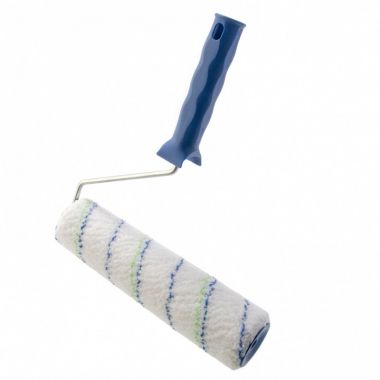 80187 — Валик "Водные краски", 250 мм, ворс 12мм, D - 48 мм, D ручки - 6 мм, полиэстер СИБРТЕХ