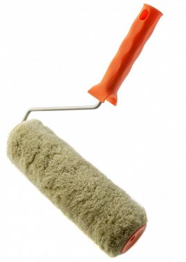 80207 — Валик "Фасадные работы",250мм,ворс 18мм,D 48мм,D ручки - 6 мм,полиакрил,полиэстер СИБРТЕХ