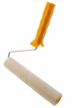 80243 — Валик  "Лаки", 250 мм, ворс 5 мм, D - 36 мм, D ручки - 6 мм, велюр СИБРТЕХ