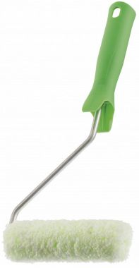 80596 — Мини-валик в сборе"Работы с древесиной",110 мм,ворс 12мм,D 16 мм,D ручки 6мм,микроволокно СИБРТЕХ